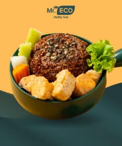 Cách làm cơm gạo lứt thịt sốt cá hồi teriyaki